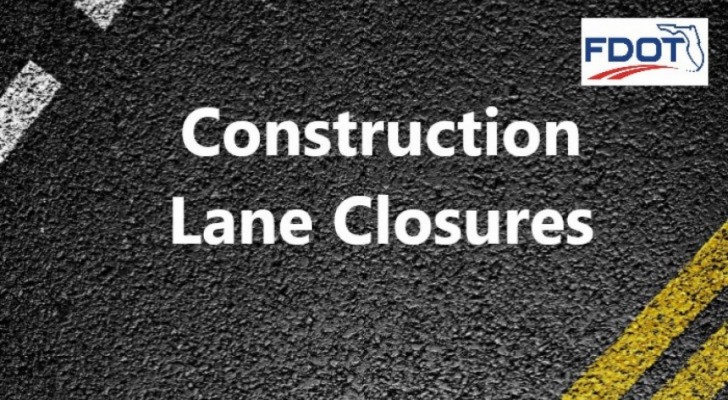 Scheduled lane closures for September 21-27, 2025